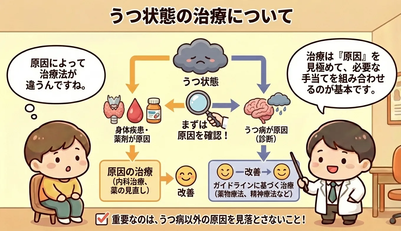 うつ状態の治療について